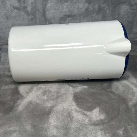 Vintage Pillsbury Doughboy 80 oz White Plastic Pitcher W/ Blue Lid - Picture 6 of 10